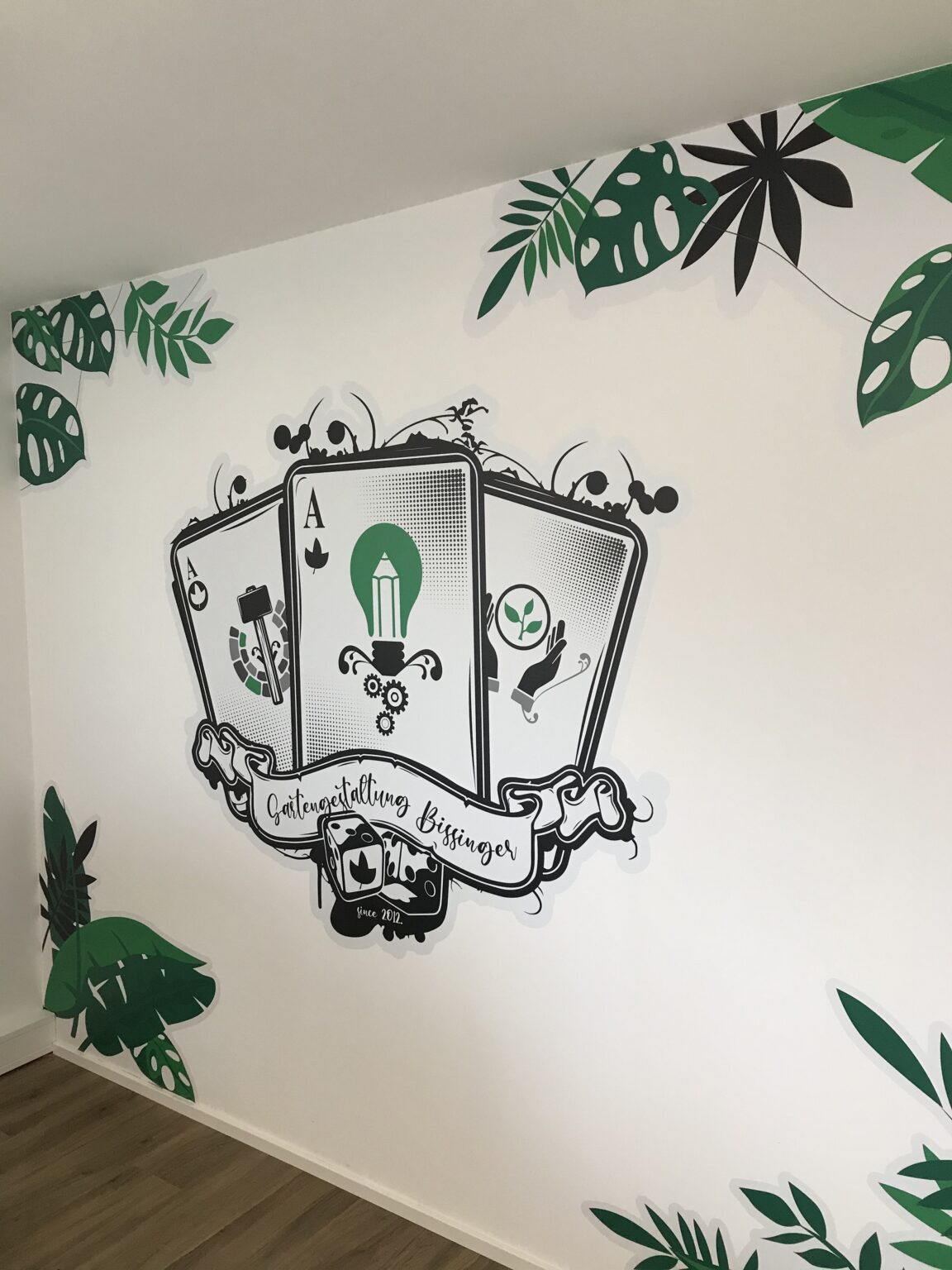 Wandgestaltung — Beispiel 1